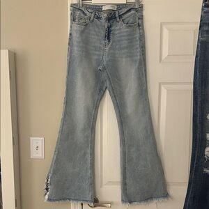 Bridge by gly high rise flare jeans size 29 /33